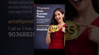 Shop Premium Quality Custom Room &amp; House Number Plates online at DoorNumberPlates.artsNprints.com.