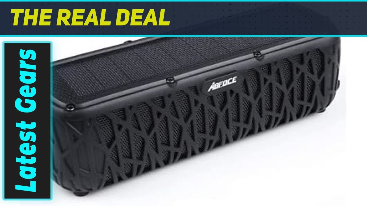 Best Solar Bluetooth Speaker? ABFOCE Solar Speaker Test!