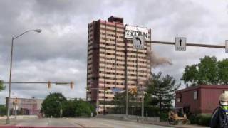 Titan Wrecking - Successful Penn Circle High Rise Implosion - Pittsburgh 5/17/09