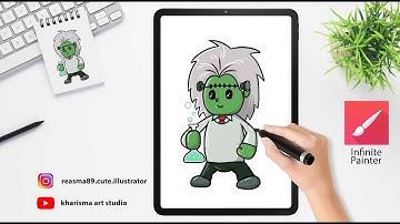 How To Draw A cute cartoon frank 