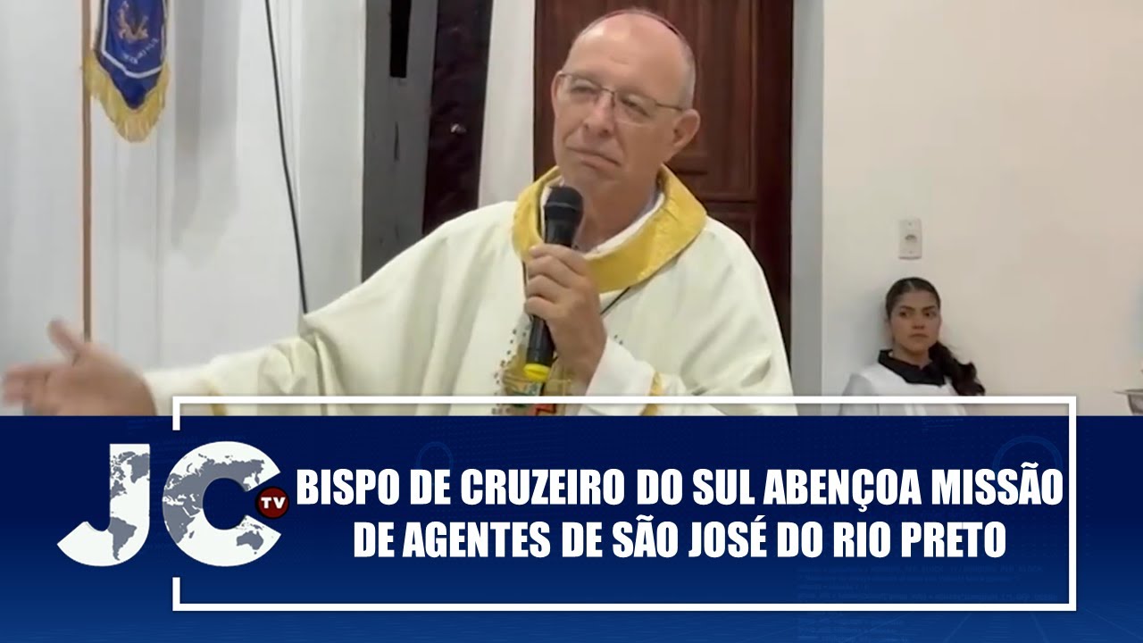 Bispo de Cruzeiro do Sul abençoa missão de agentes de São José do Rio Preto – JCTV – 14/01/26