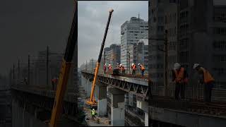 Destroyed😱 Railway Turned Into Modern Track 🚆#railway #train #restoration #construction #fyp