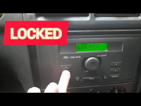 LOCKED. Разблокировка магнитолы Ford 1500RDS