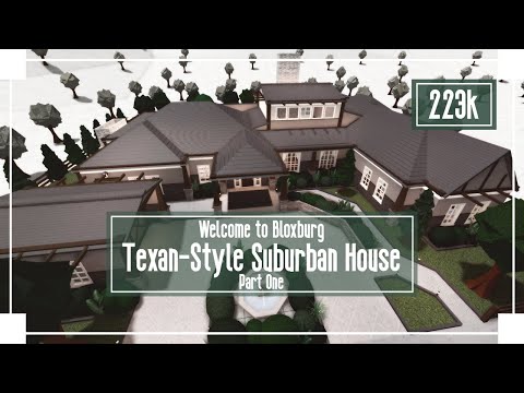 Texan Style Suburban House Speedbuild Part 1 2 Roblox
