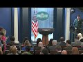 LIVE: White House briefing