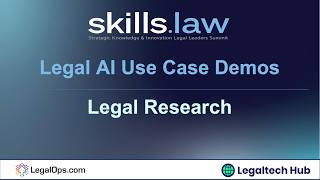 Legal Research: Thomson Reuters, Midpage, Clio, Paxton AI, Filevine | SKILLS AI Use Case Demo