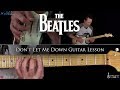 Don't Let Me Down Guitar Lesson - The Beatles