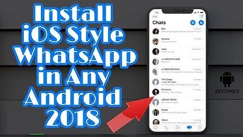 How To Get iOS Style WhatsApp In Any Android 2018 | No Root | Lattest Trick