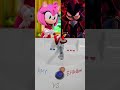 AMY vs Shadow Who Deserves The Crown? #sonic #shadow #shorts