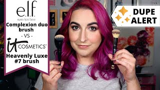 Dupe Alert - It Cosmetics Vs Elf Cosmetics Brush Duo Kirby Rose