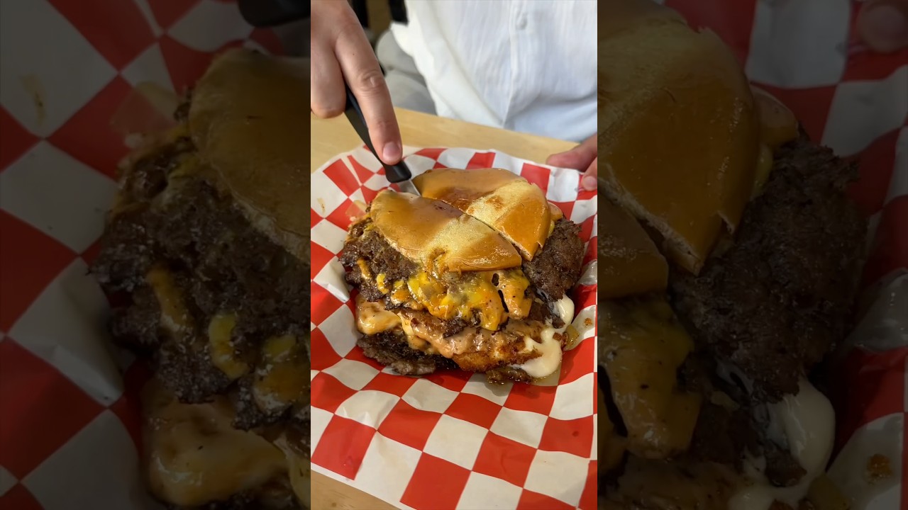 The AGGRESSIVE DEVOUR SMASH at Buns n Shakes in New Brunswick, New Jersey!! 🍔🍔🔥🔥 #DEVOURPOWER