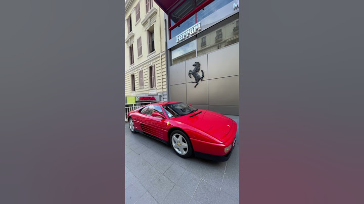 Ferrari 348 tb after service at Cavallari Monaco Motors #ferrari #monaco