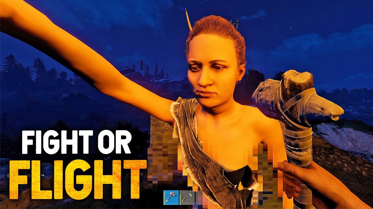 FIGHT or FLIGHT!! - Rust - YouTube