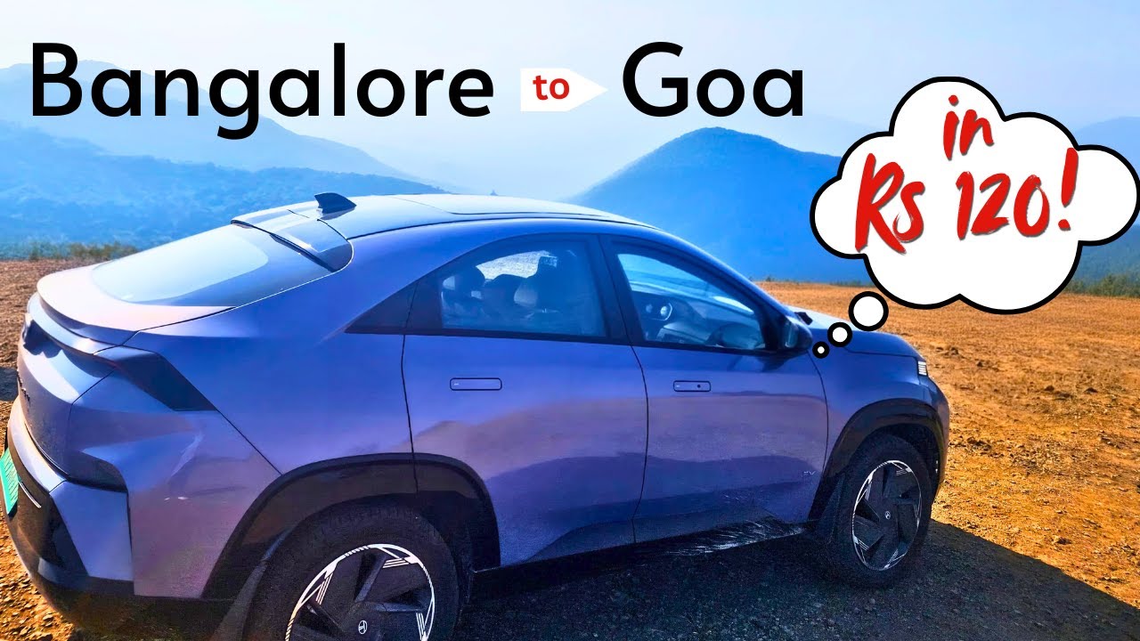 Bengaluru to Goa in Rs 120! | Planning vs Reality | Tata Curvv EV | Long Road Trip | Car Vlog