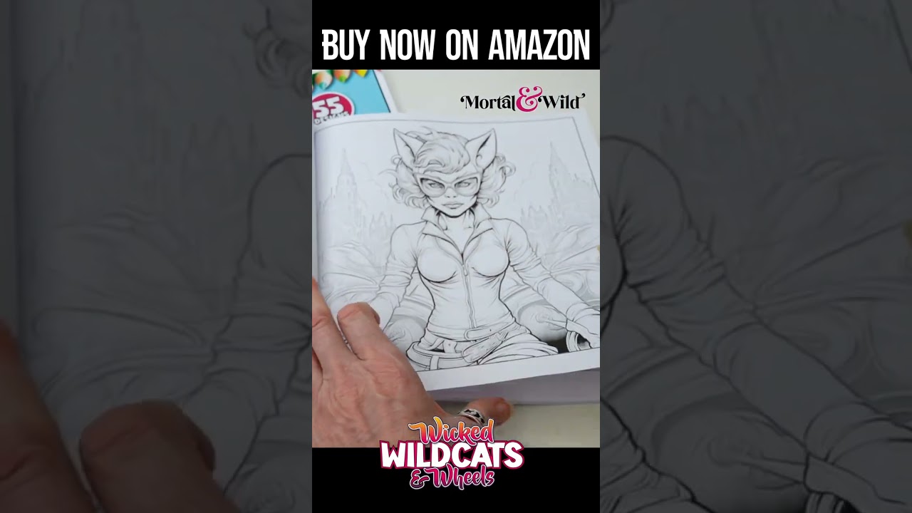 Wicked Wildcats Colouring Book
