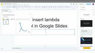 Famous How to insert lambda symbol in Google Slides Wealth