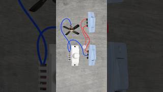 🔥 एक पंखे को दो जगह से कैसे चलते हैं ? #unnaoelectric #electrical #electrician #diy #switch