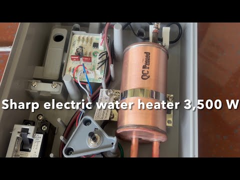 Review: WH-34 Sharp electric water heater 3,500 W