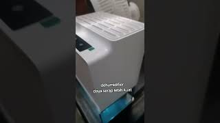 daya serap lebih banyak. hasil 1malam udah keliatan banyak. #dehumidifier  #seraplembab