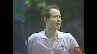 Bad Boy John McEnroe 🔥 Screaming Temper Tantrums at Chair Umpire, Jay Snyder
