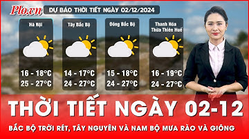 Thời tiết ngày 02-12: Bắc Bộ trời rét, Tây Nguyên và Nam Bộ mưa rào và giông | Tin nhanh