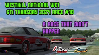 Fragmaster's GTi Thursday 2024 Round 10 Westhill National WE1  #gtithursday  #simracing  #simagic