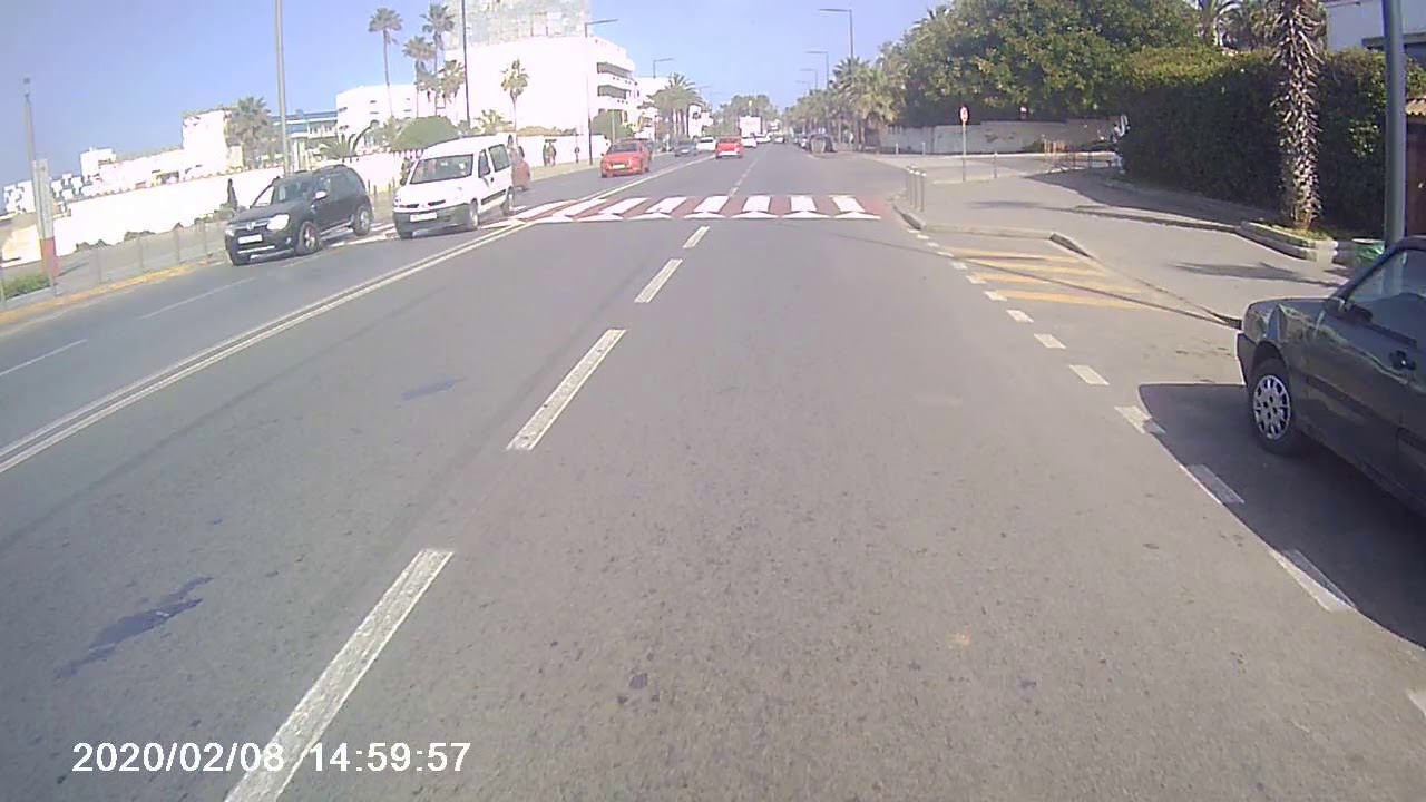 Blvd de Oceane Atlanique, Ain Diab, La Corniche - Cam Moto