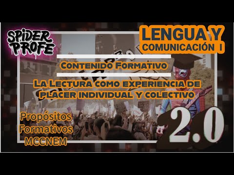 Lengua y Com. 1 - Próp. Formativos - Placer Individual y colectivo por la Lectura - SpiderProf.2.0