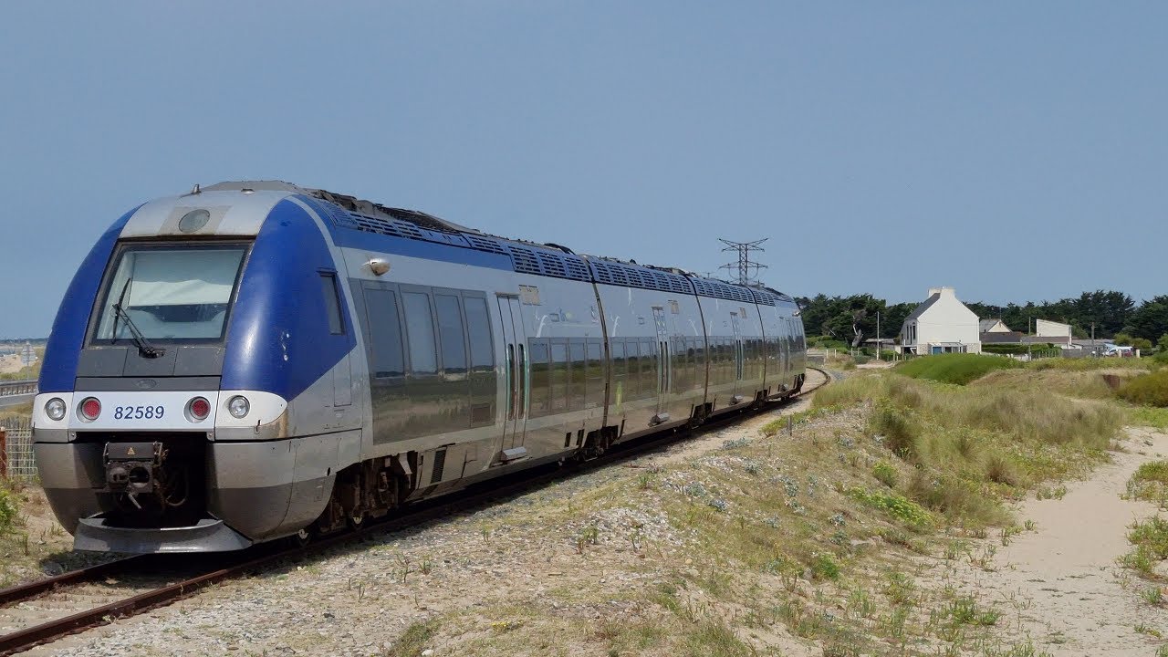 [4K] Ligne d'Auray à Quiberon - Juillet 2022.