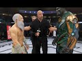 Old Bruce Lee vs. Armor Hulk - EA Sports UFC 4 - Crazy UFC 👊🤪