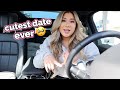 CUTEST DATE EVER - lingerie try on + vday festivities hehe