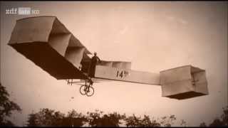 Første Flyvning Af Historien Far Til Luftfart Tysk Dokumentar Alberto Santos Dumont