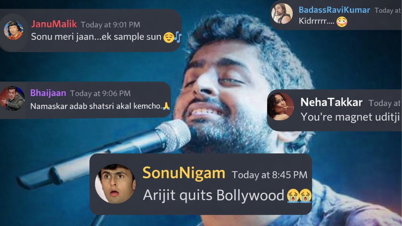Arijit Quits Bollywood - Celebs React | Sonu N, Salman K, Neha K, Udit ...