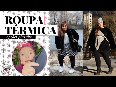 Roupa plus size térmica onde comprar looks de inverno