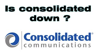 is consolidated communications down, no internet