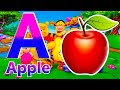 Phonics Song 2 with TWO Words in 3D - ABC Alphabet Songs A For Airplane &amp; Sounds For Kids NEW 0063
