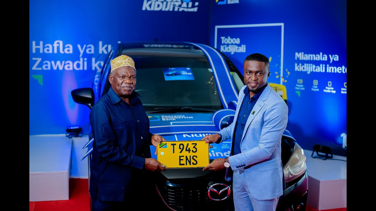 Furaha ya Washindi! TCB Yakabidhi Gari Mazda CX-5 na Bajaji kupitia Kampeni ya Toboa Kidijitali 🚗🎁