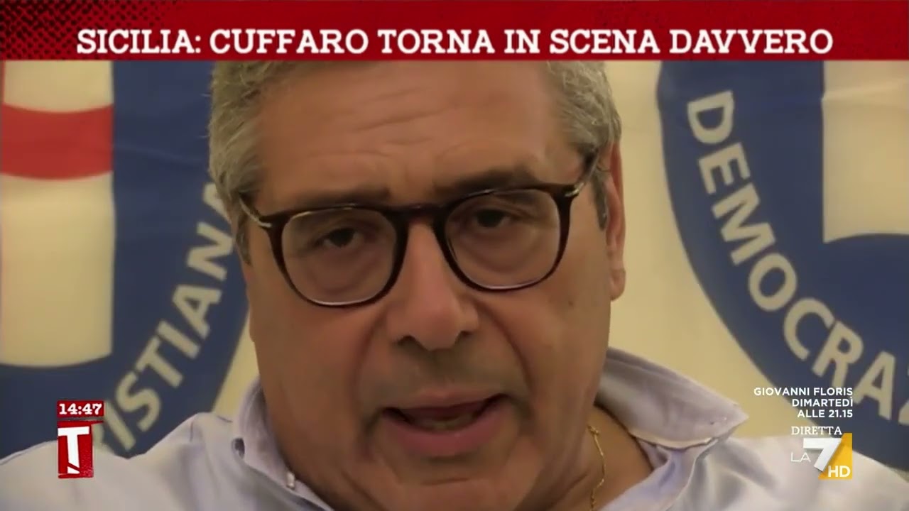 Sicilia: Cuffaro torna in scena davvero
