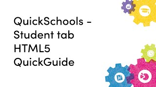 QuickSchools - Student tab HTML5 QuickGuide