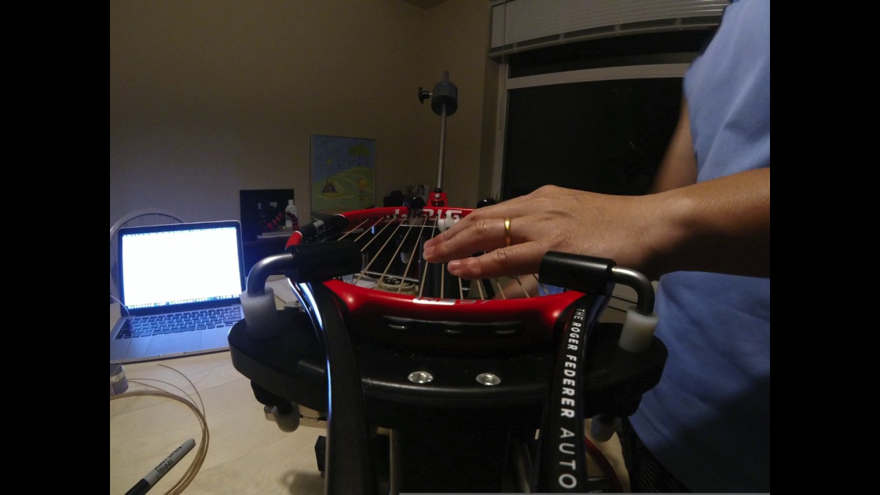 Wilson Pro Staff RF 97 Autograph with Ashaway MonoGut ZX pro