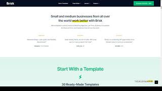 Brisk - Elementor Multi-Purpose WordPress Theme portfolio marketing Easy Create Website