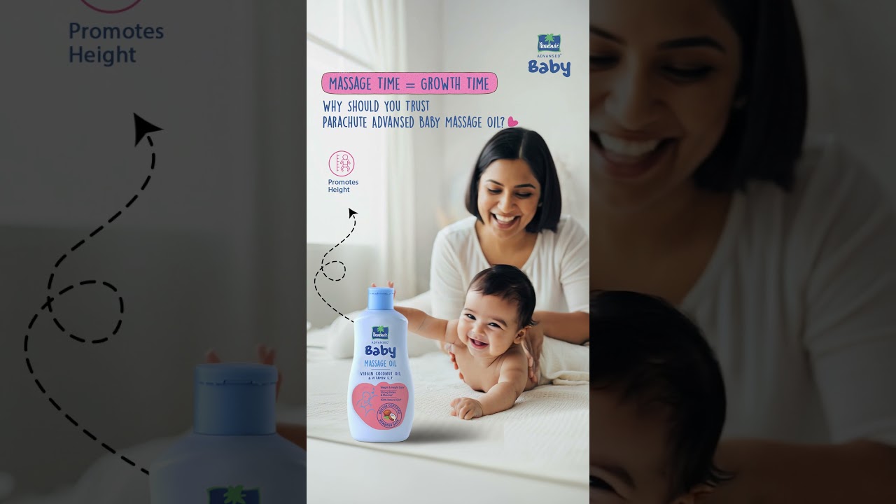 Parachute Advansed Baby Massage Oil — a nourishing step toward growth