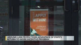 Around 4,000 New Mexicans took advantage of return-to-work incentive program