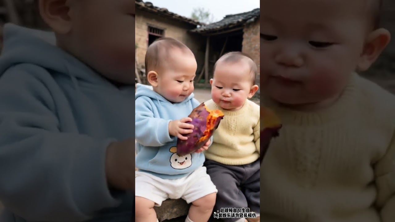 So delicious, cute baby, delicious, healing, everything can be planted