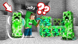 Mining *NEW* CREEPER BLOCKS In MINECRAFT! (Dangerous)