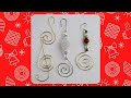 DIY Christmas Tree Ornament Hangers // Day 1 of the 10-Day Wire Gift Making Challenge