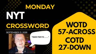 NYT Crossword | September 21, 2026