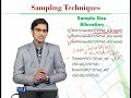 STA632 Sampling Techniques Lecture No 39