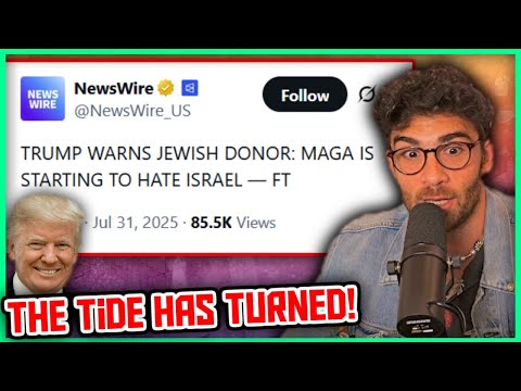 Thumbnail for Trump Warns Donors: "MAGA No Longer Likes Israel" | Hasanabi Reacts