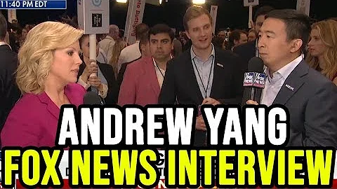 Andrew Yang Post Democratic Debate Interview w/ Fox News